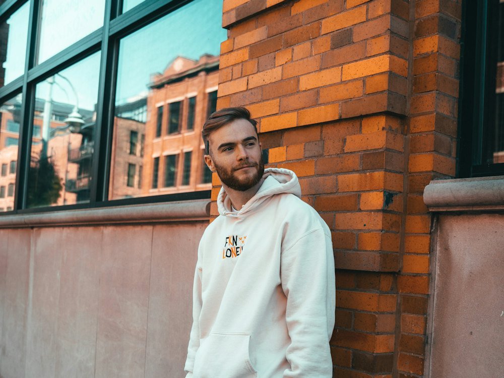 Hoodie branding details